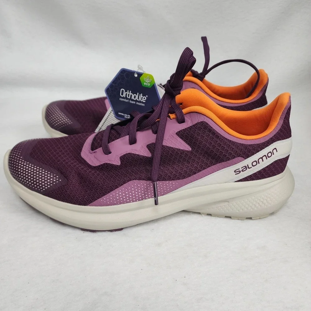 Salomon Impulse 415982 Womens 10 Sneakers Grape Wine Purple Trail Running Shoes
